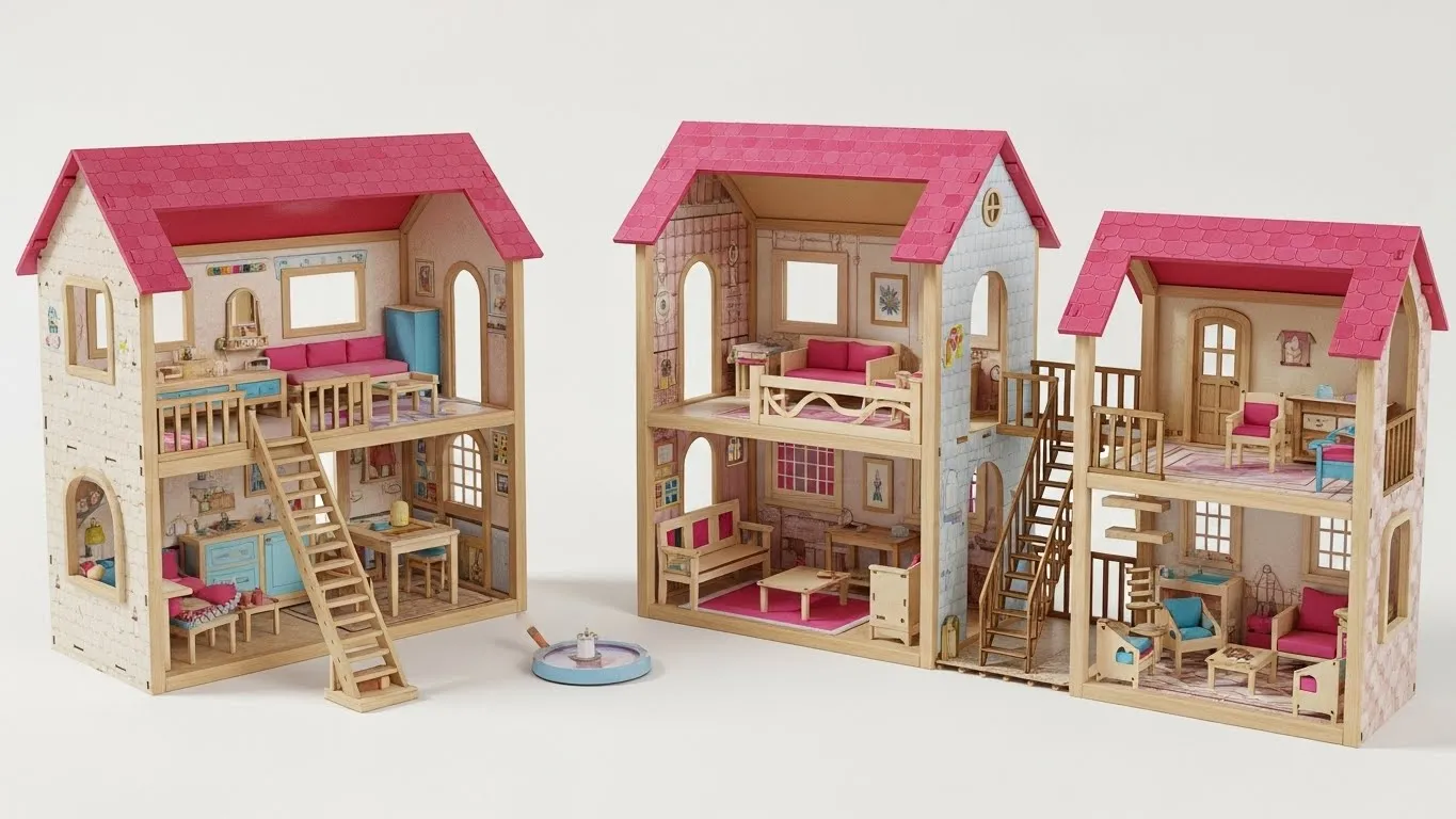 barbie-uyumlu-ahsap-bebek-evi-modelleri-hand-craft-toys