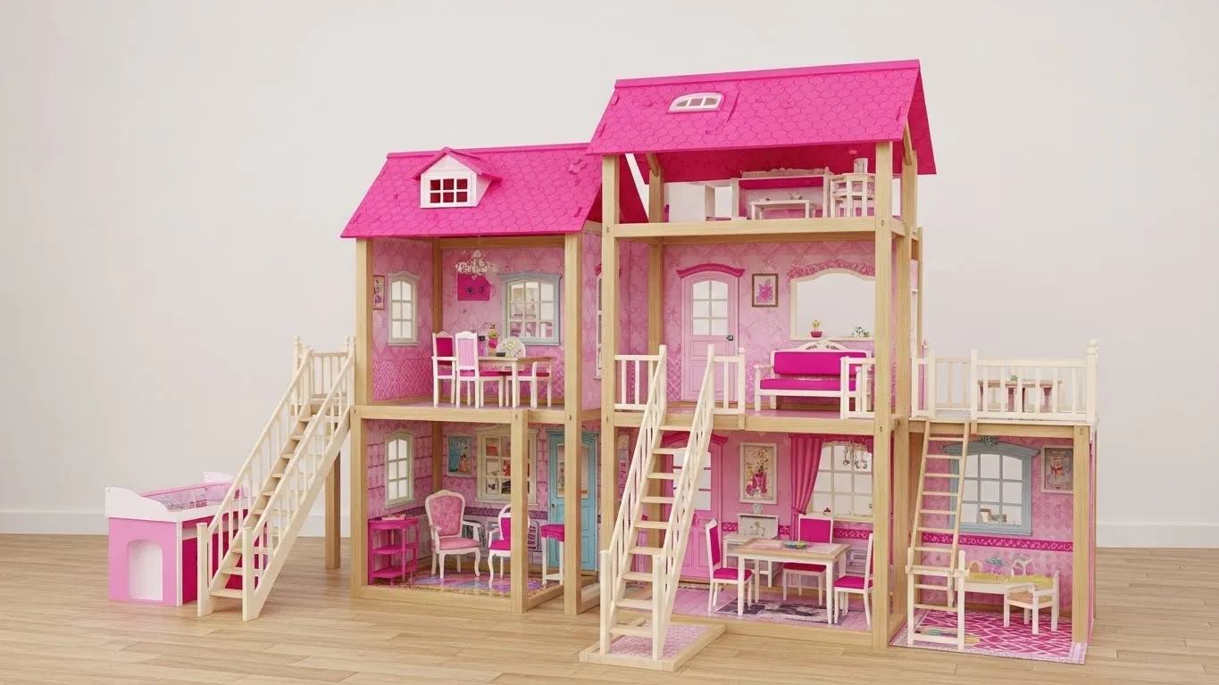 cocuklar-icin-barbie-evi-modelleri