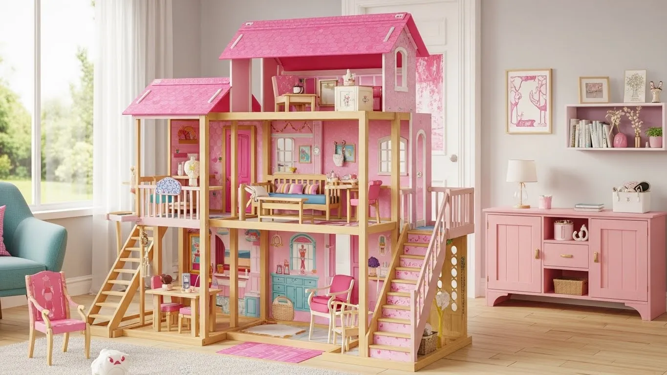 cocuklar-icin-barbie-evi-modelleri