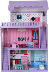 Ahşap oyun evi  lila