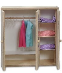 Ahşap Elbise Dolabı
